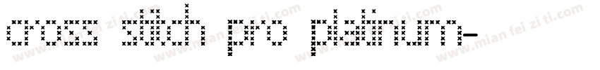 cross stitch pro platinum字体转换